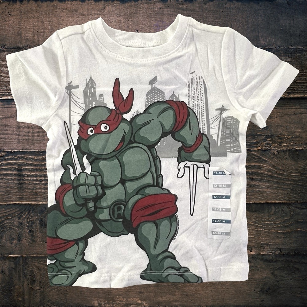 Nickelodeon Teenage Mutant Ninja Turtles Graphic T-shirt Size 12-18M Raphael NWT
